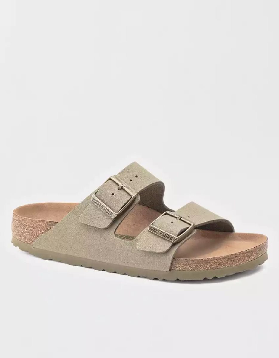 Sandales American Eagle Arizona Vegan Birkibuc Vert Olive Femme | ILH-96663014